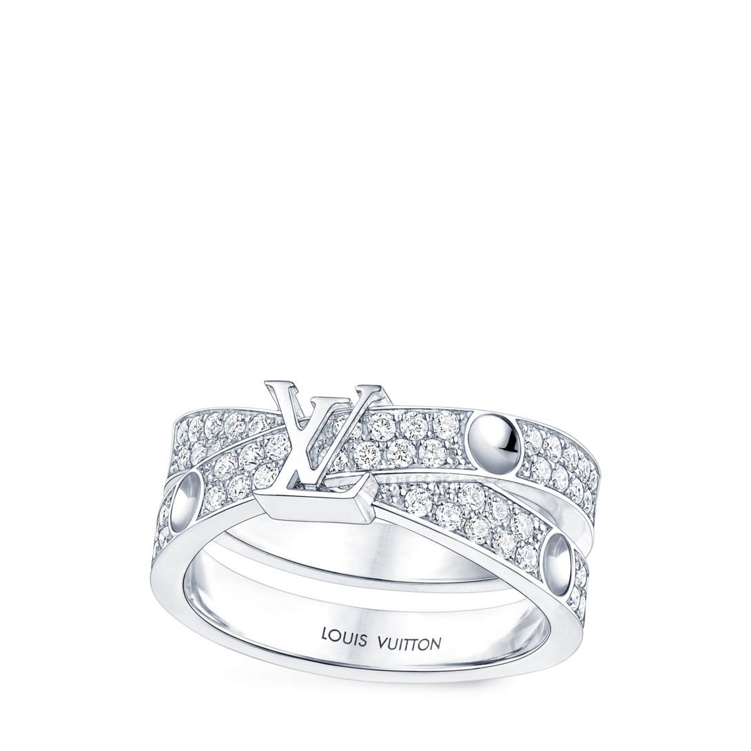 Empreinte Ring, White Gold and Diamonds - Categories | LOUIS